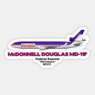 McDonnell Douglas MD-11F - Federal Express "Old Colours" Sticker